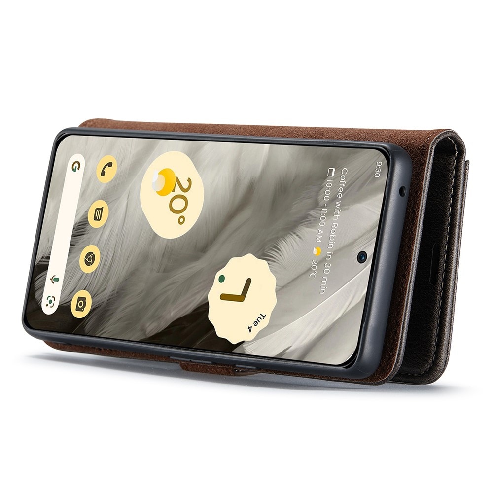 Google Pixel 8 Magnet Wallet Brown