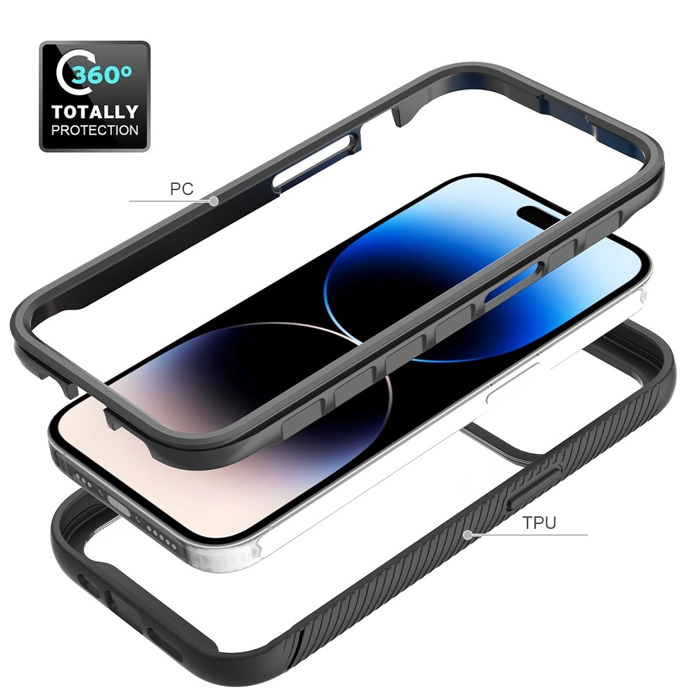 iPhone 15 Pro Full Cover Case Black