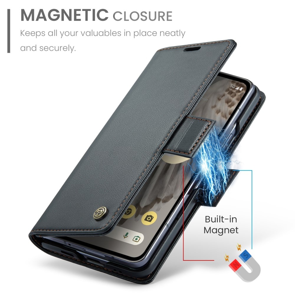 Google Pixel Fold RFID blocking Slim Wallet Case Black