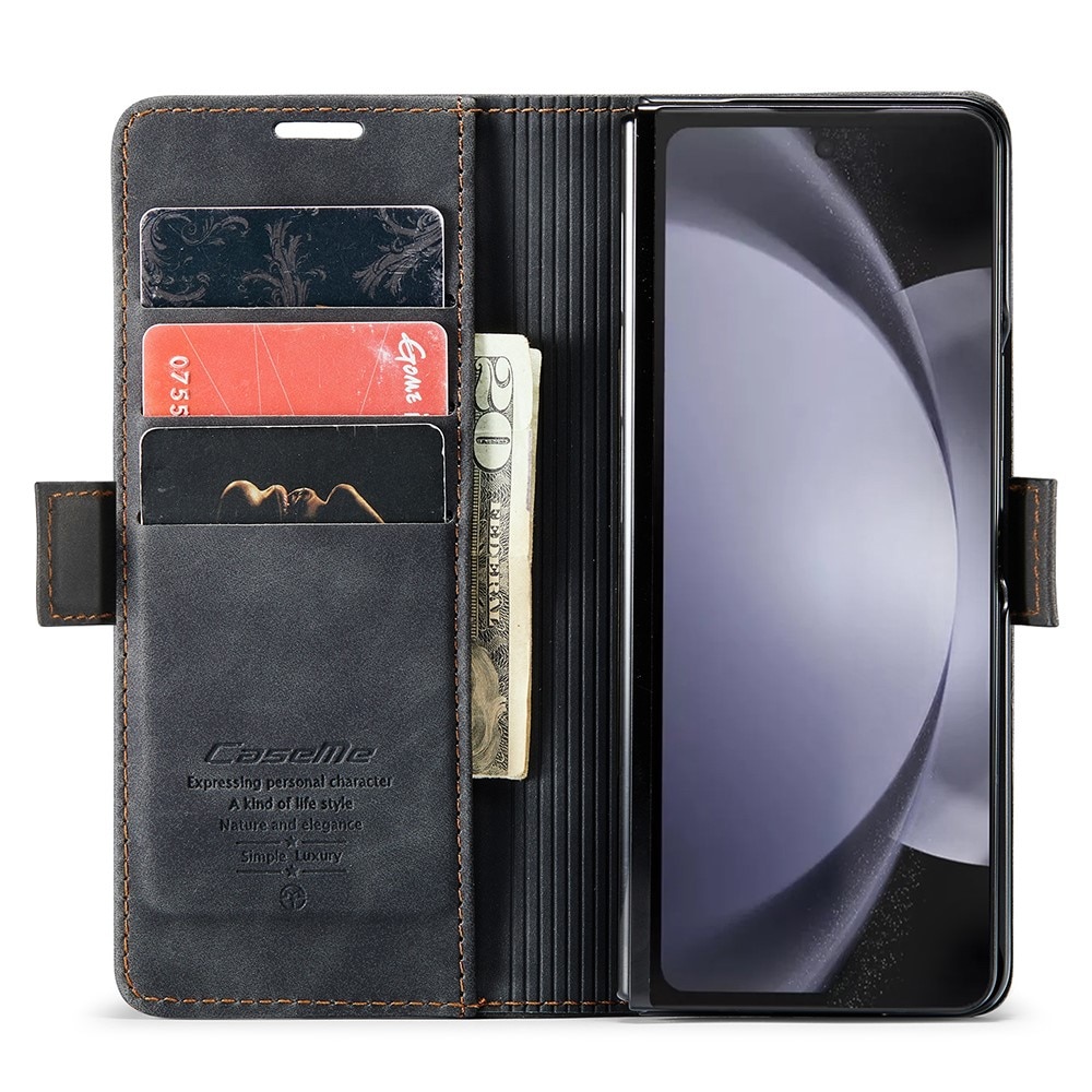 Samsung Galaxy Z Fold 6 Slim Wallet Case Black