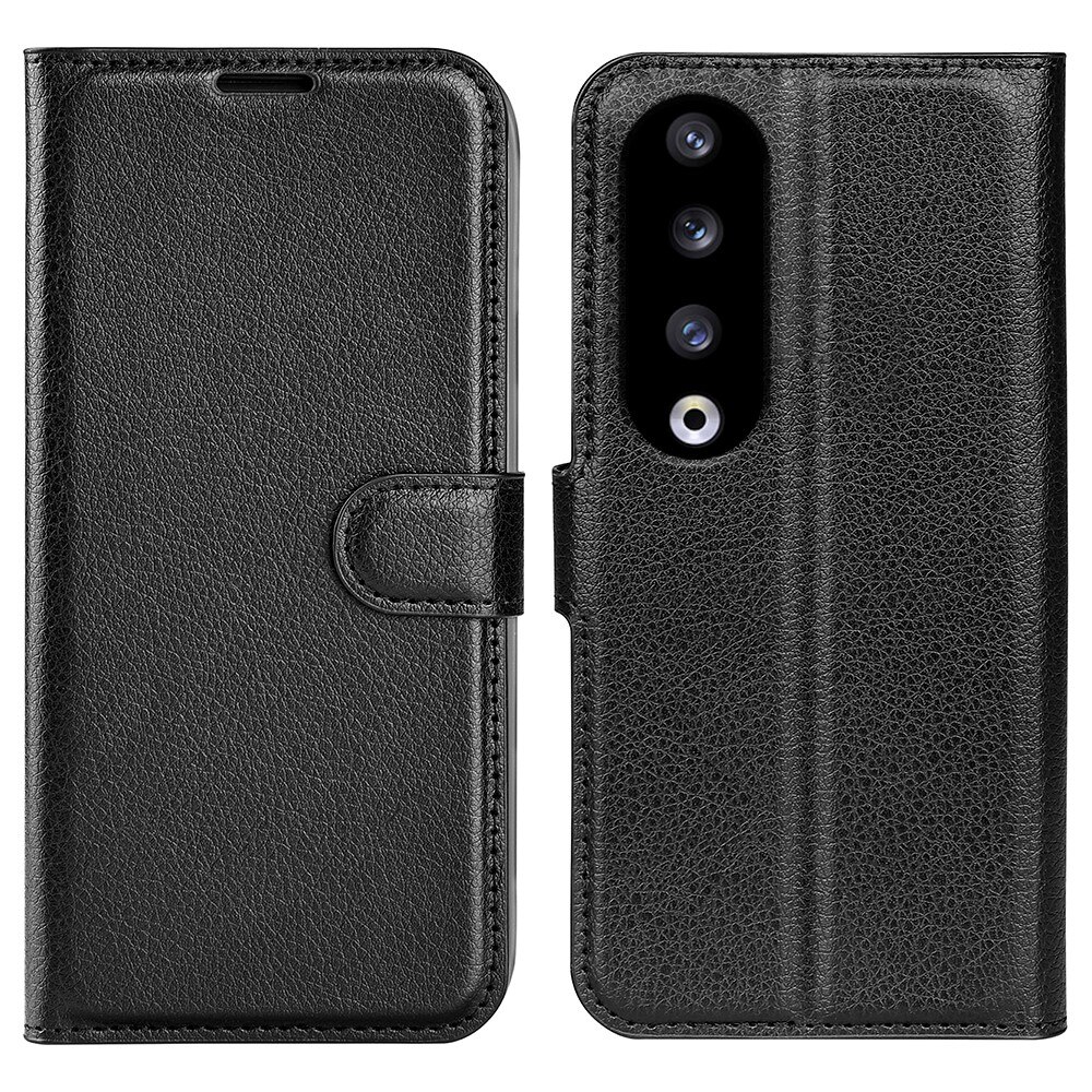  Honor 90 Pro Wallet Book Cover Black