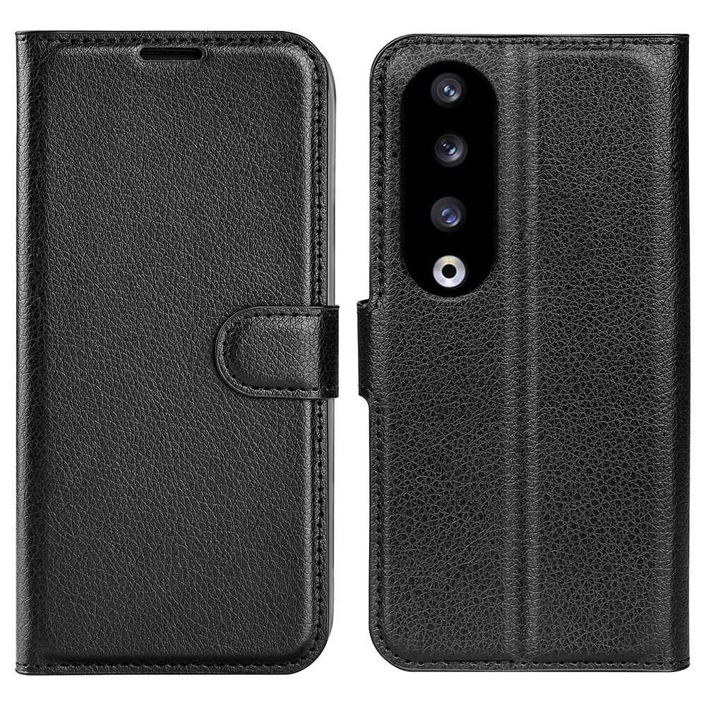 Honor 90 Pro Wallet Book Cover Black