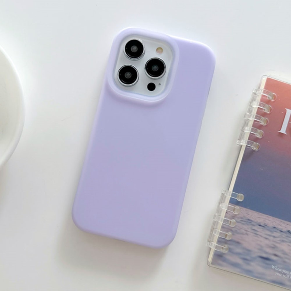 iPhone 15 Pro Max Jelly Silicone Case Purple