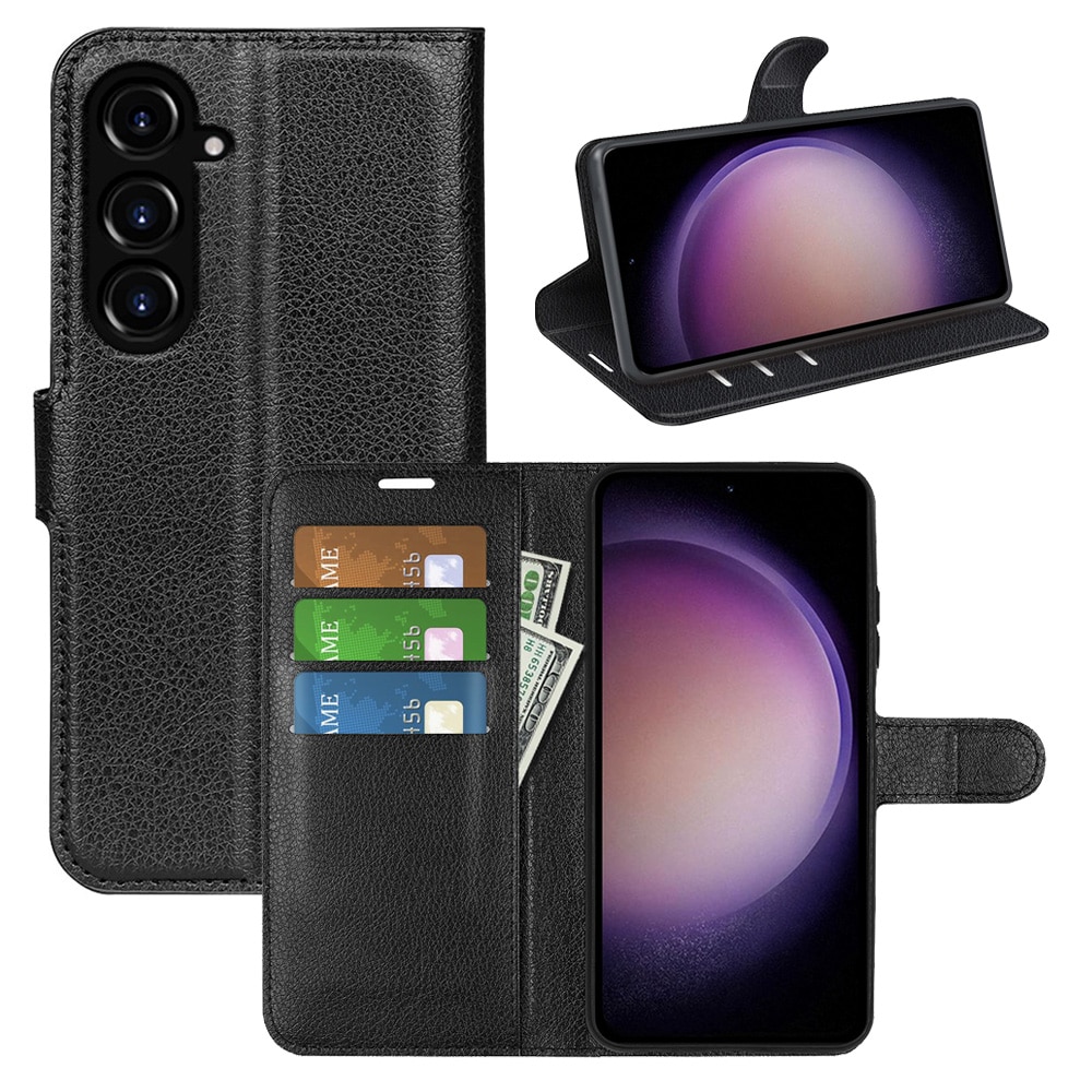 Samsung Galaxy S23 FE Wallet Book Cover Black