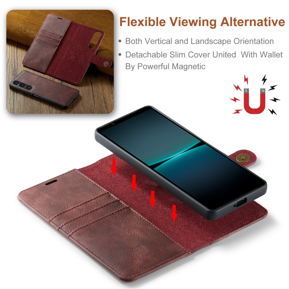 Sony Xperia 1 V Magnet Wallet Red