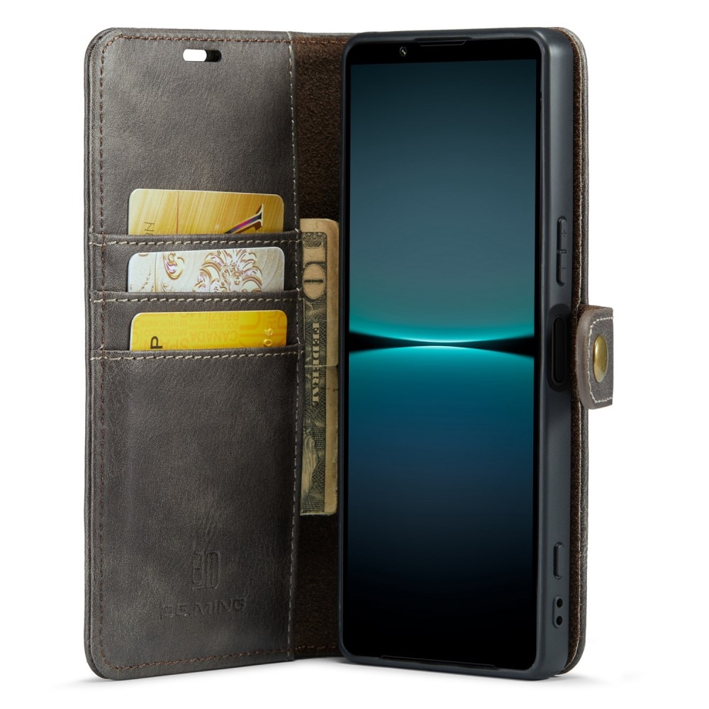 Sony Xperia 5 V Magnet Wallet Brown