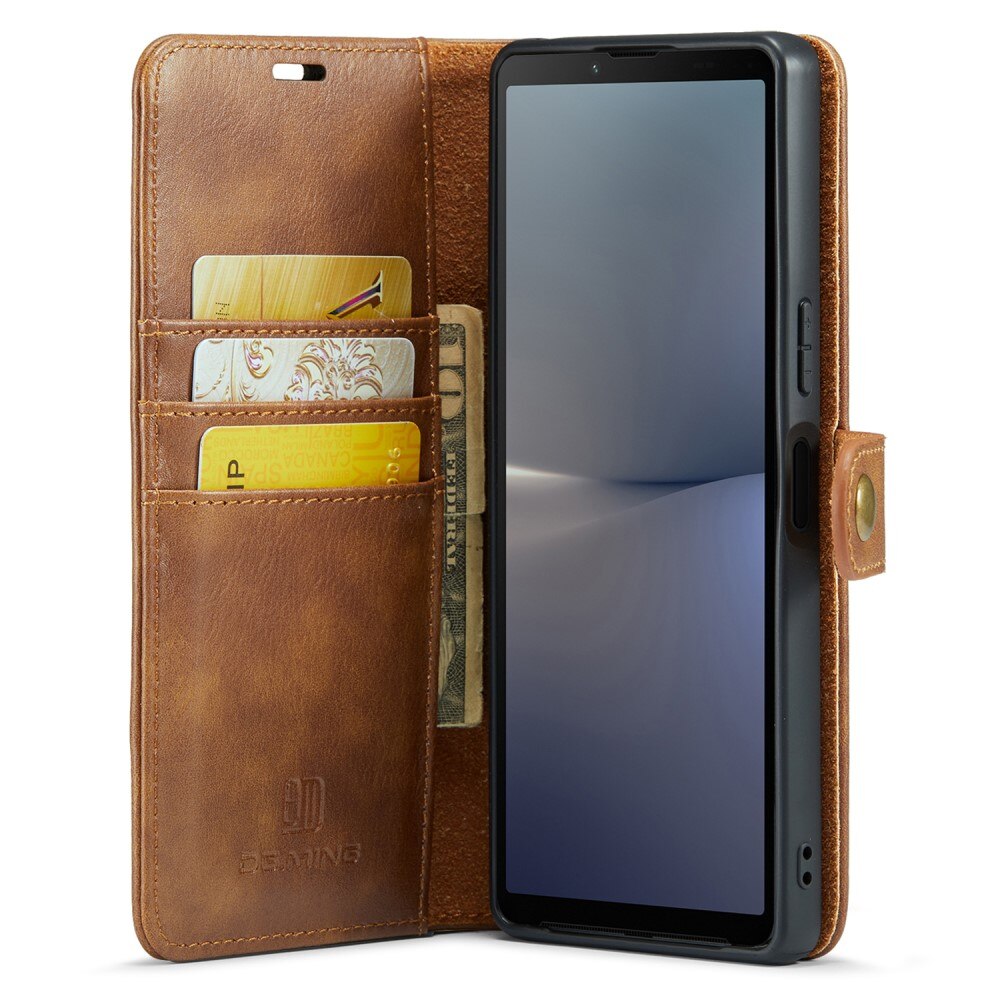 Sony Xperia 10 V Magnet Wallet Cognac