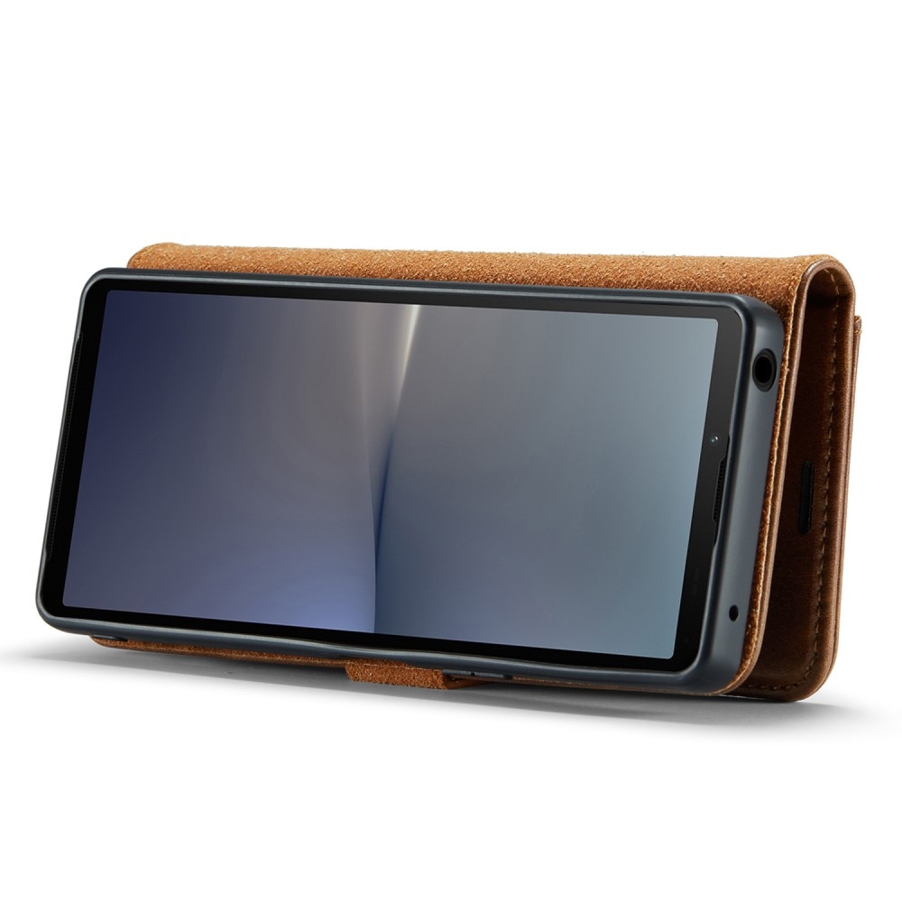 Sony Xperia 10 V Magnet Wallet Cognac