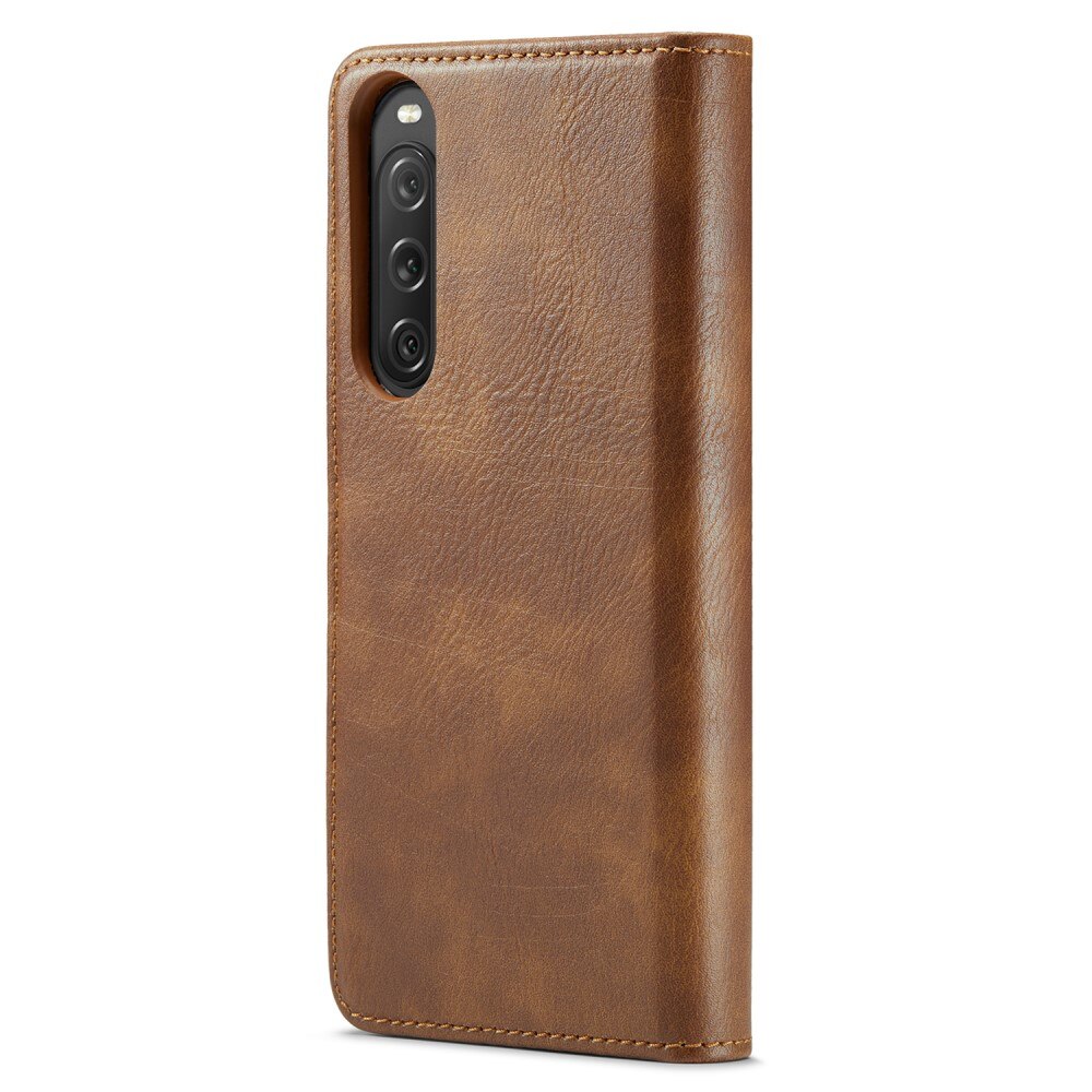 Sony Xperia 10 V Magnet Wallet Cognac