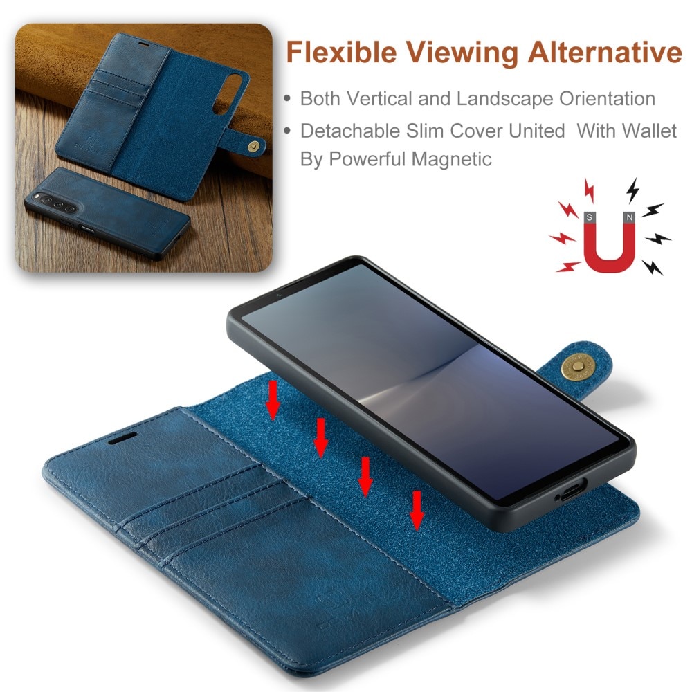 Sony Xperia 10 V Magnet Wallet Blue