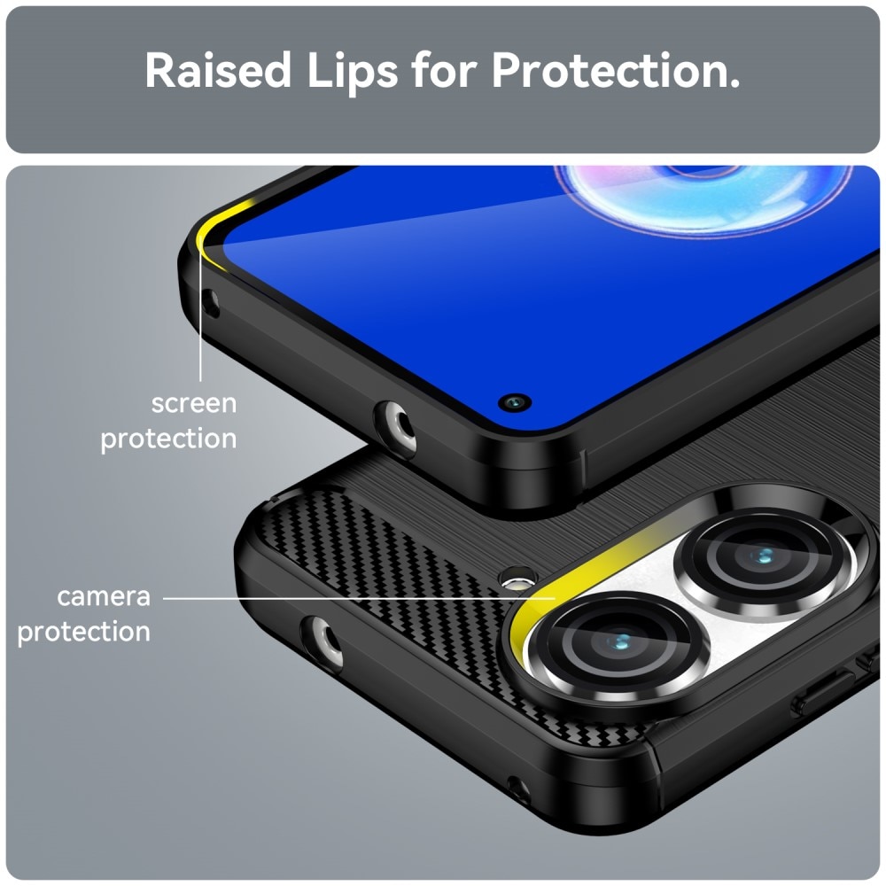 Asus Zenfone 10 Brushed TPU Case Black