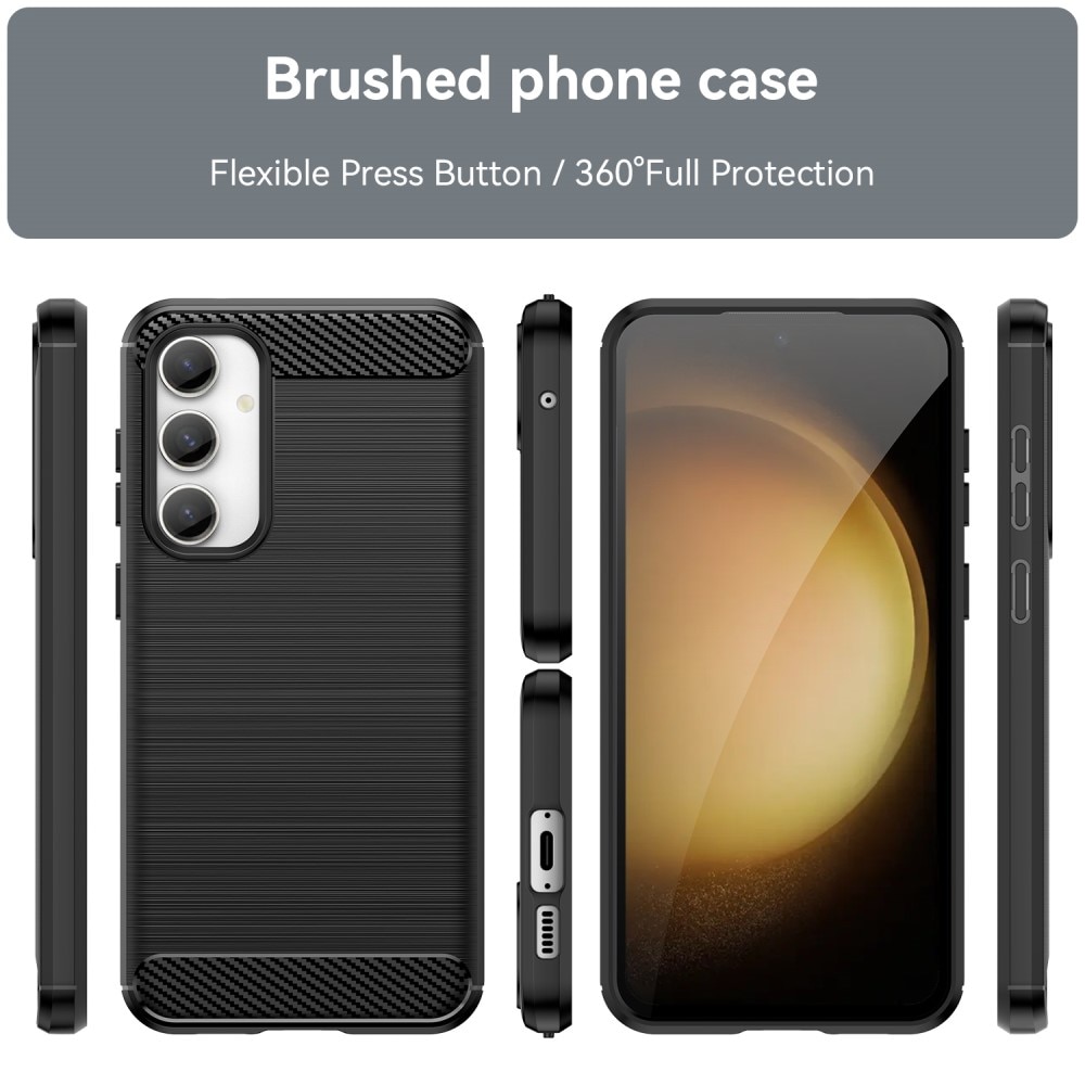 Samsung Galaxy S23 FE Brushed TPU Case Black