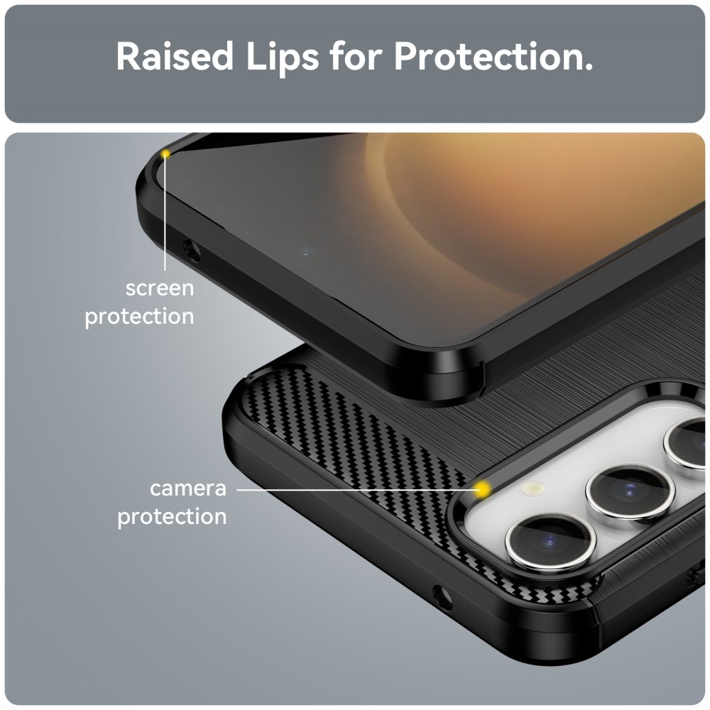 Samsung Galaxy S23 FE Brushed TPU Case Black