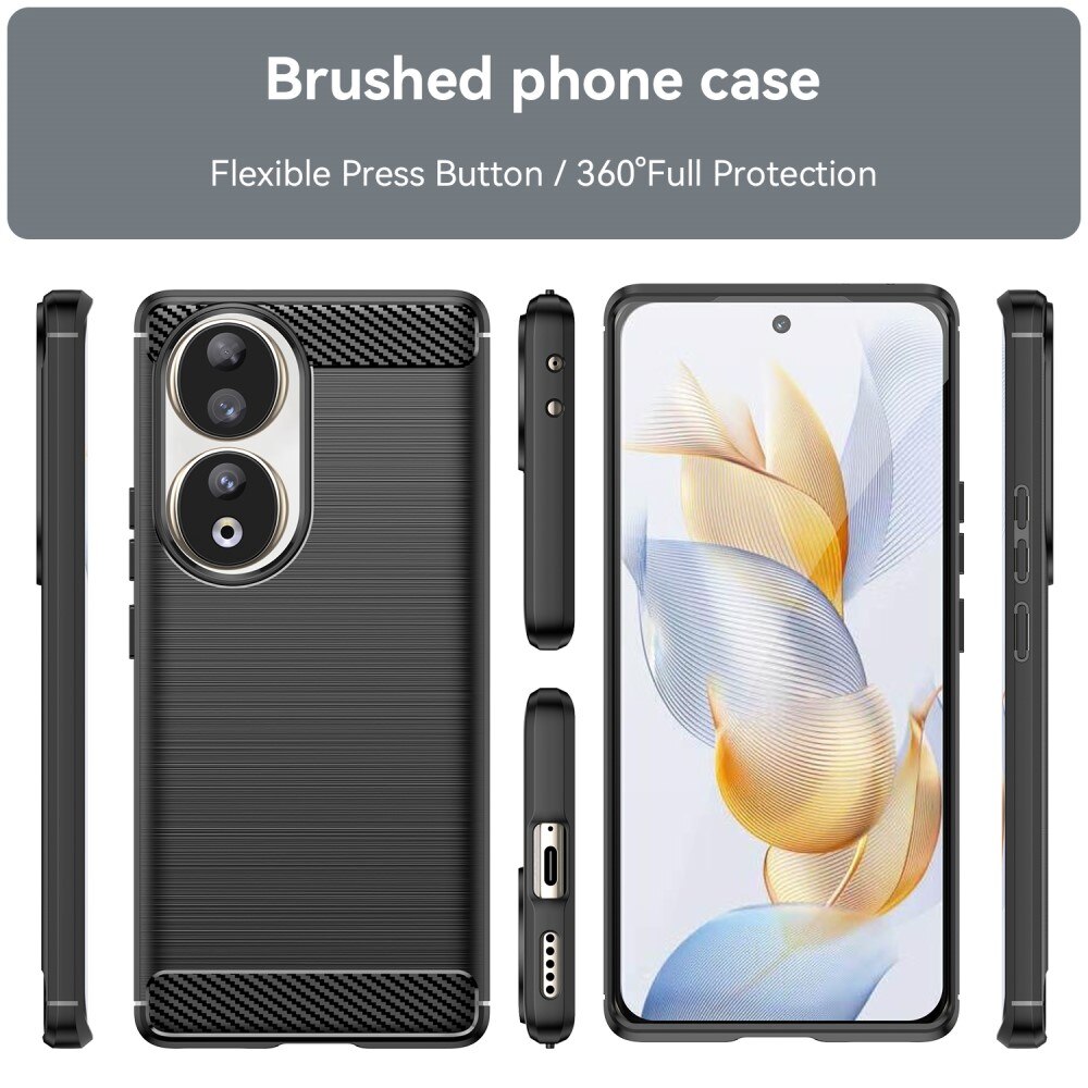 Honor 90 Brushed TPU Case Black