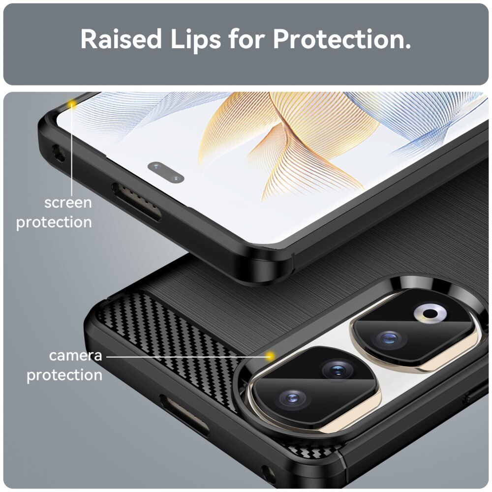  Honor 90 Pro Brushed TPU Case Black