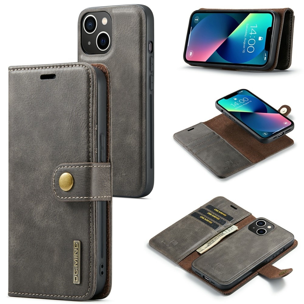 iPhone 15 Plus Magnet Wallet Brown