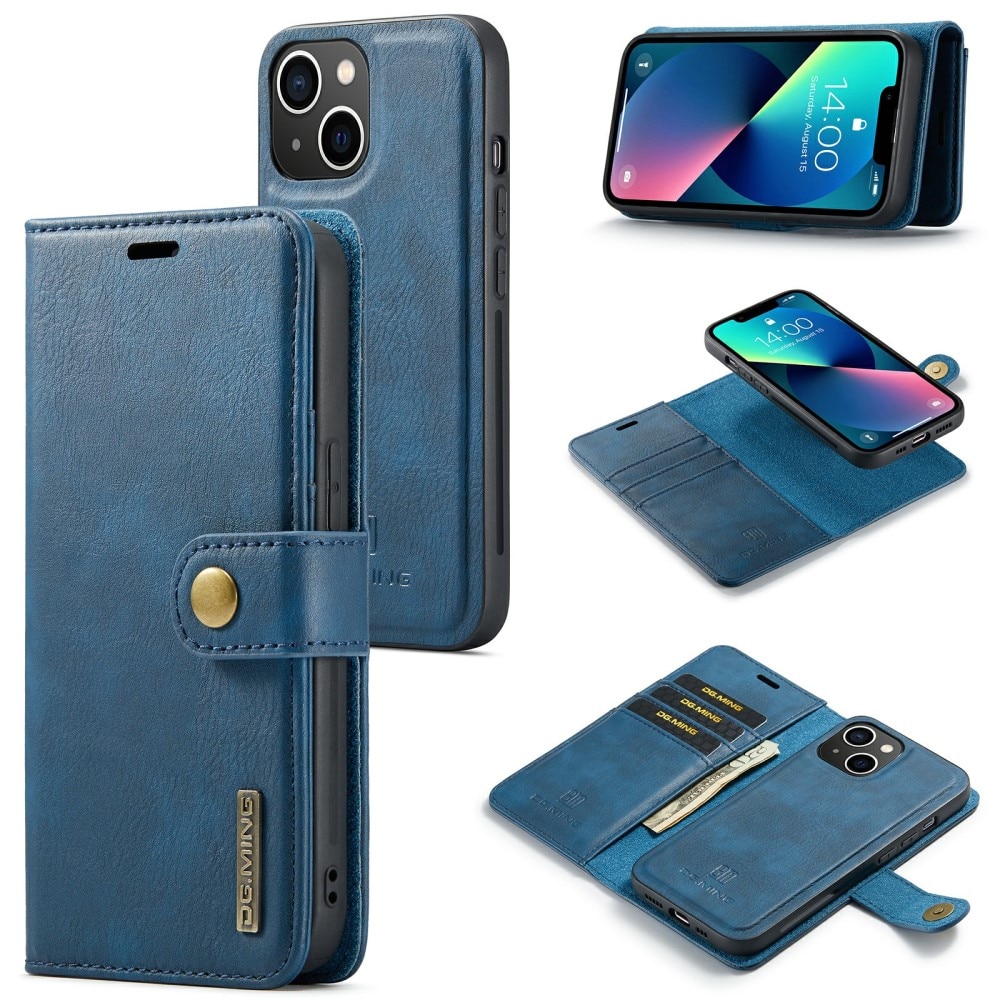 iPhone 15 Plus Magnet Wallet Blue