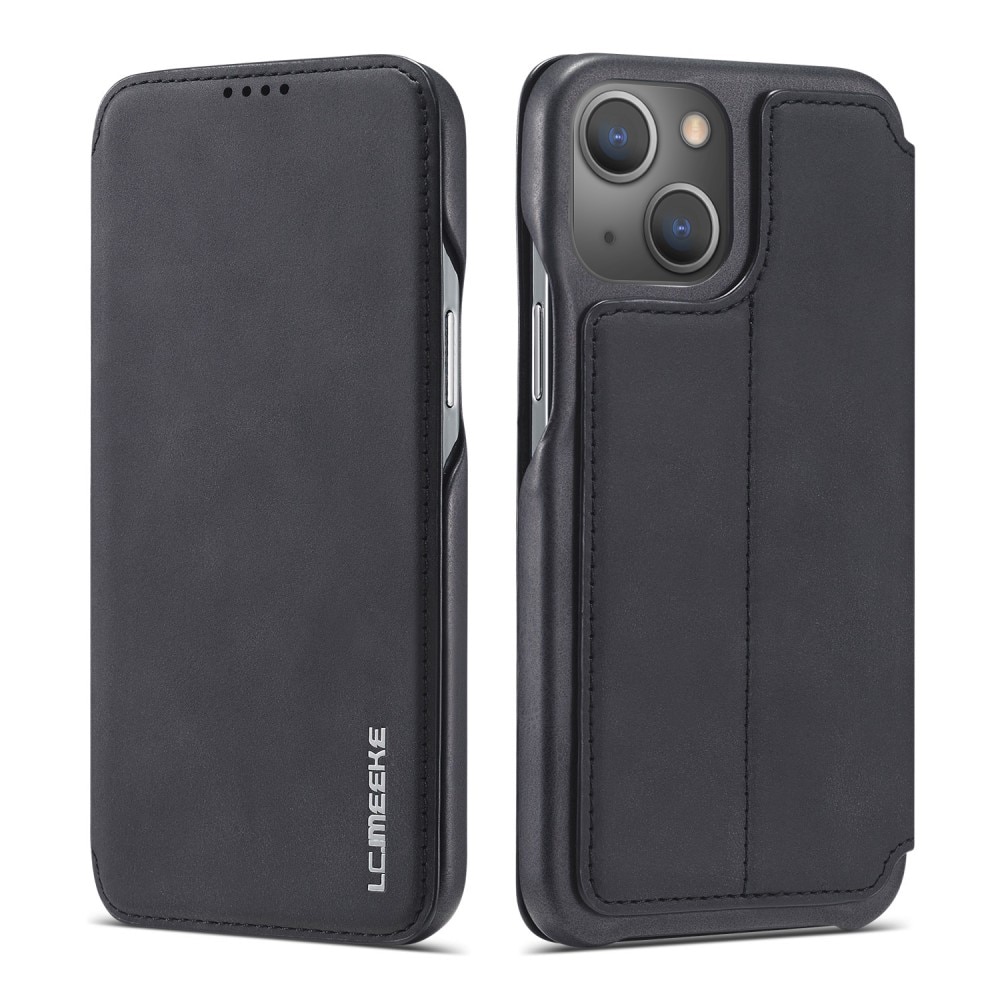 iPhone 15 Slim Wallet Case Black