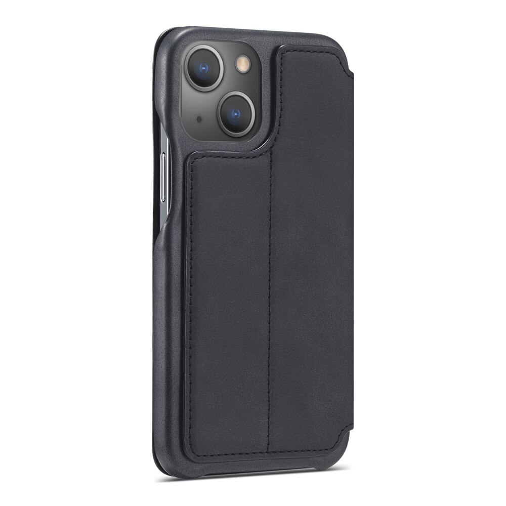 iPhone 15 Plus Slim Wallet Case Black