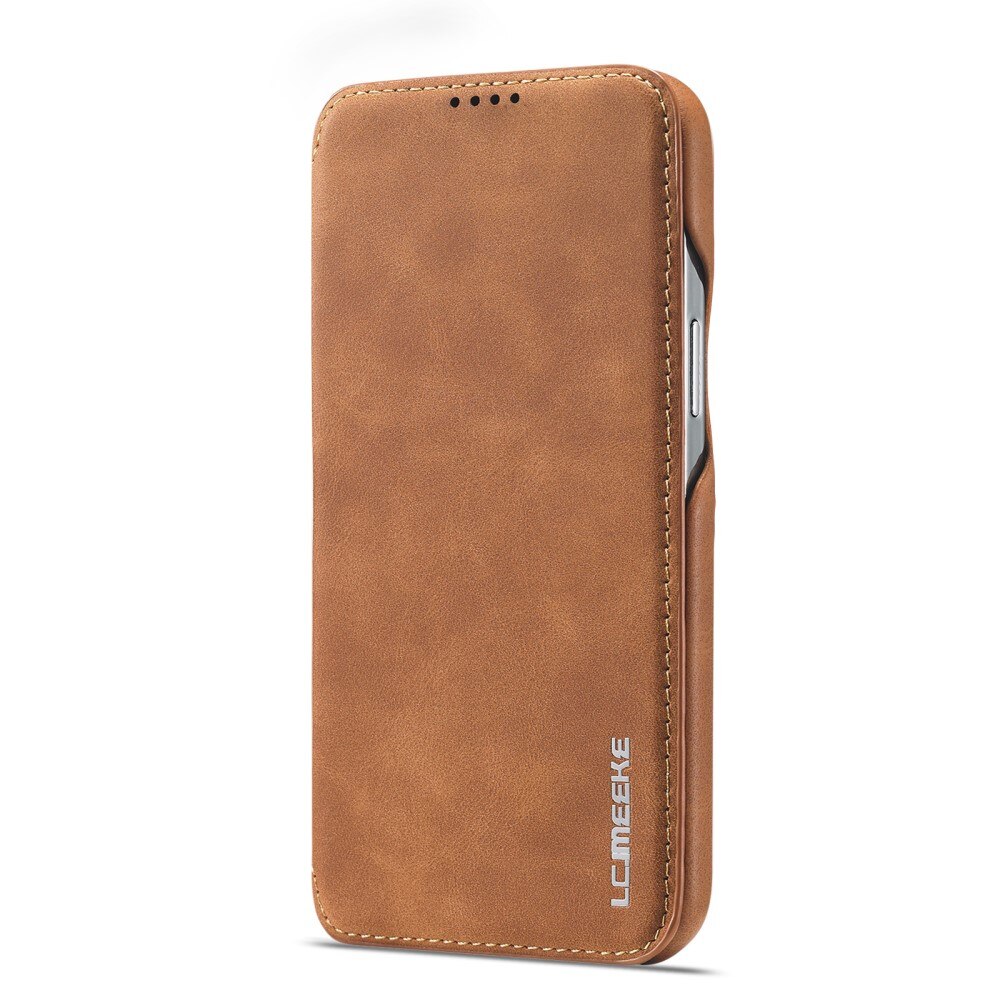 iPhone 15 Pro Max Slim Wallet Case Cognac