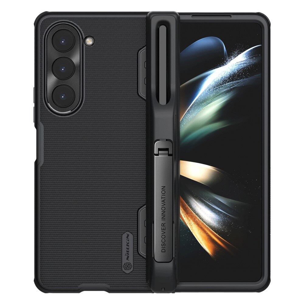 Super Frosted Shield Fold with Pen Slot Samsung Galaxy Z Fold 5 Black