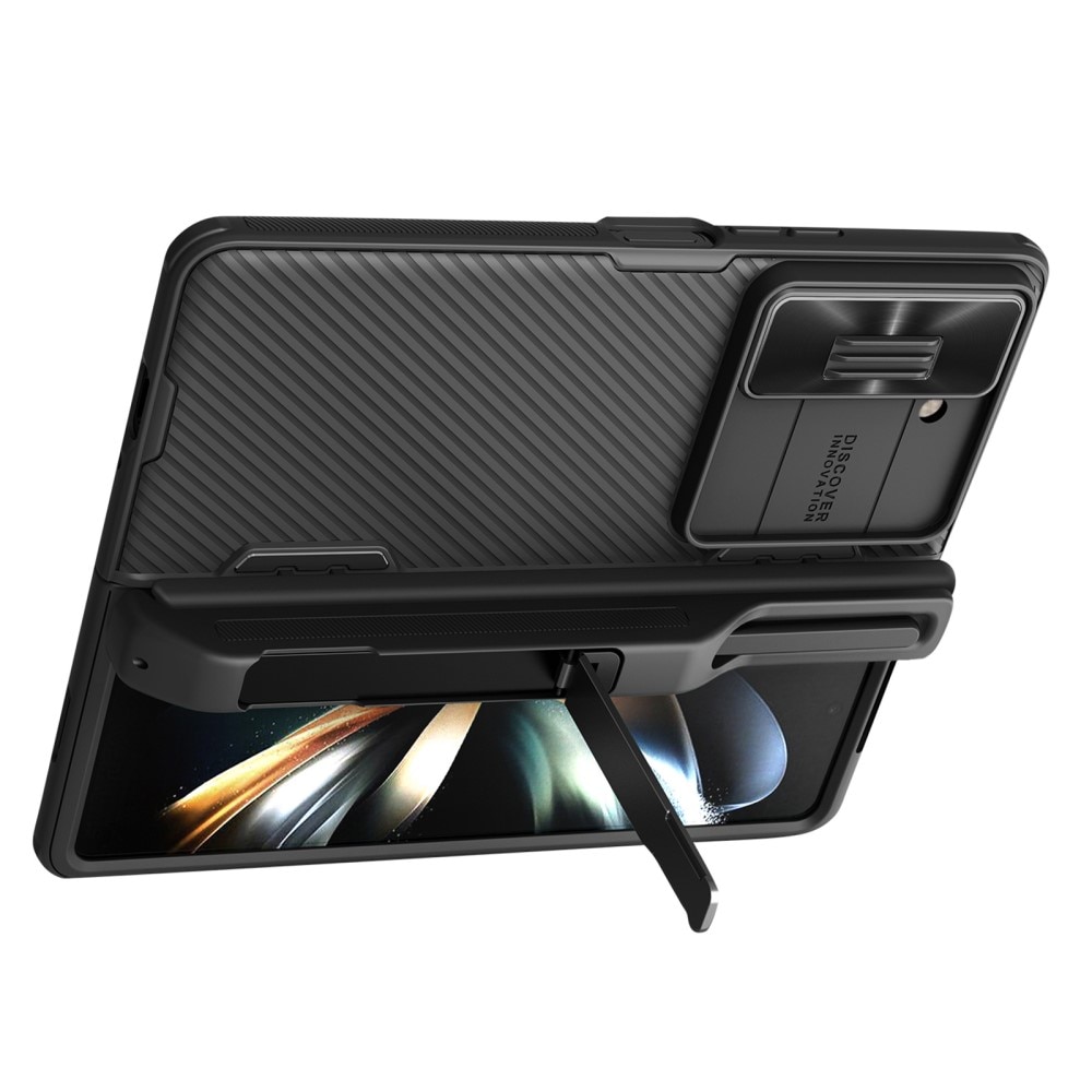 Samsung Galaxy Z Fold 5 CamShield Fold Case with S-pen holder Black