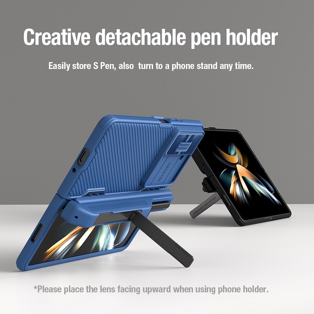 Samsung Galaxy Z Fold 5 CamShield Fold Case with S-pen holder Black