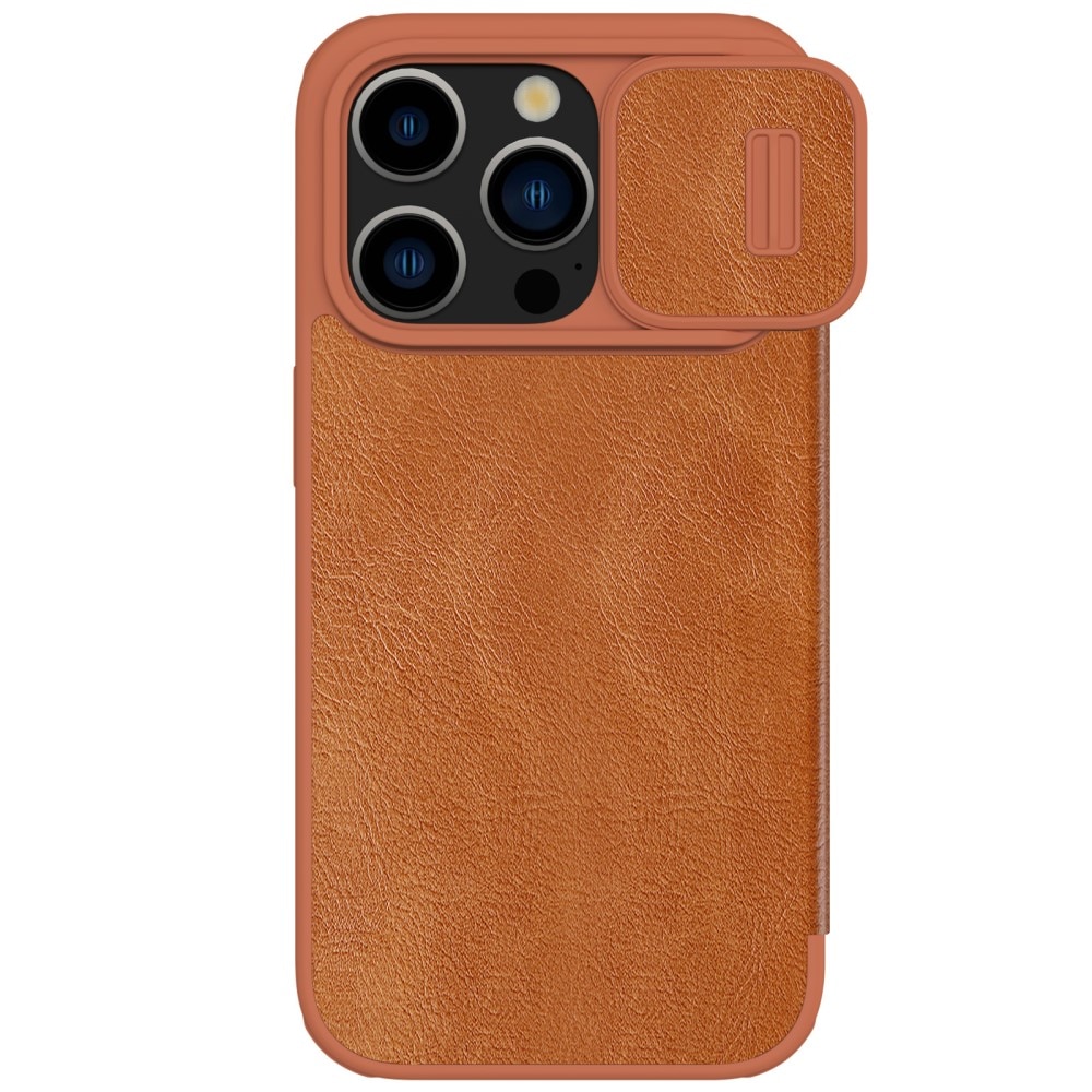 iPhone 15 Pro Max Qin Pro CamShield Cover Brown