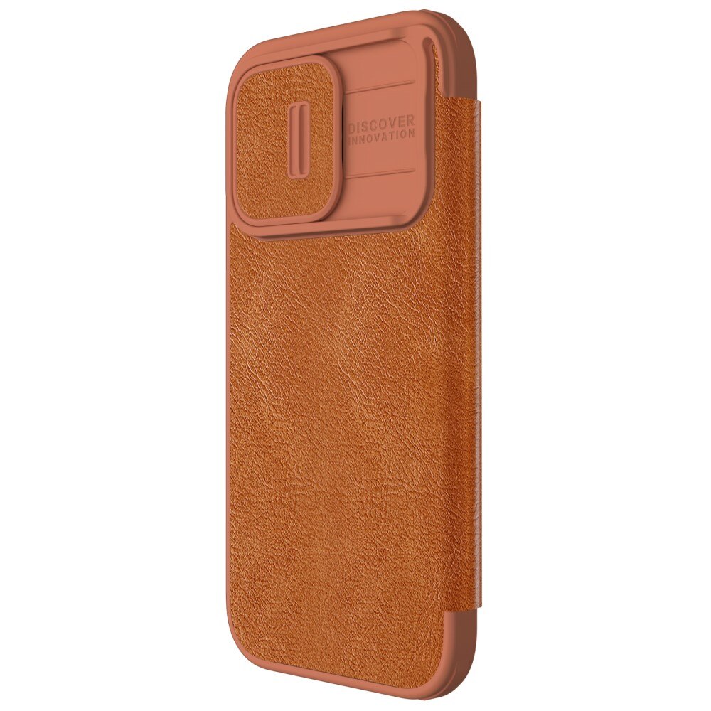 iPhone 15 Pro Max Qin Pro CamShield Cover Brown