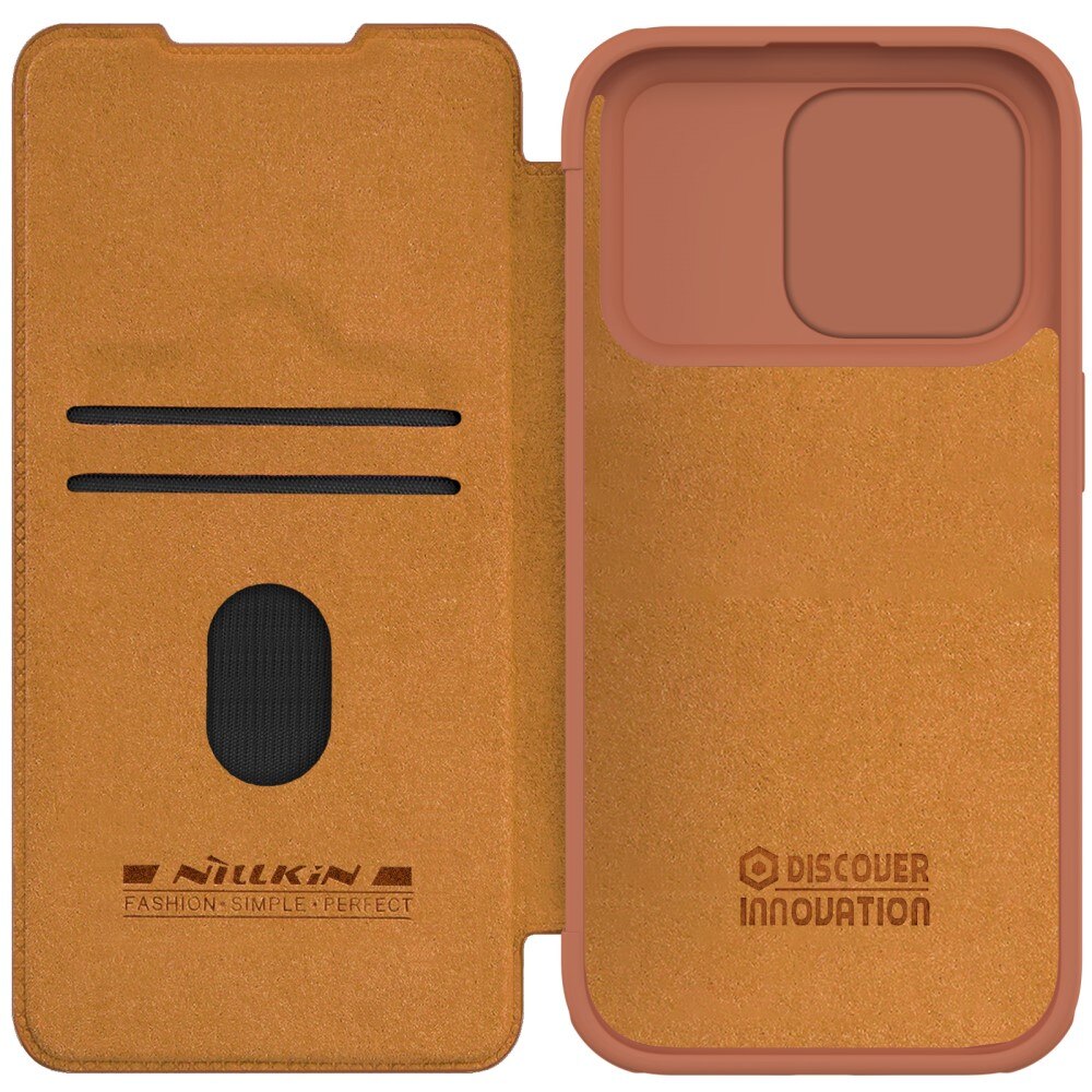 iPhone 15 Pro Qin Pro CamShield Cover Brown