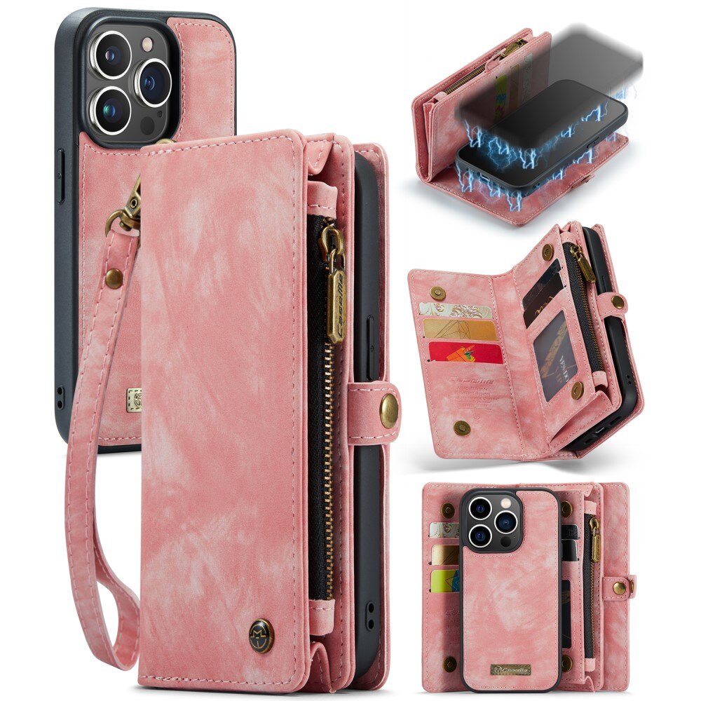 CaseMe Cartera Multi-Slot iPhone 15 rosado - Comprar online