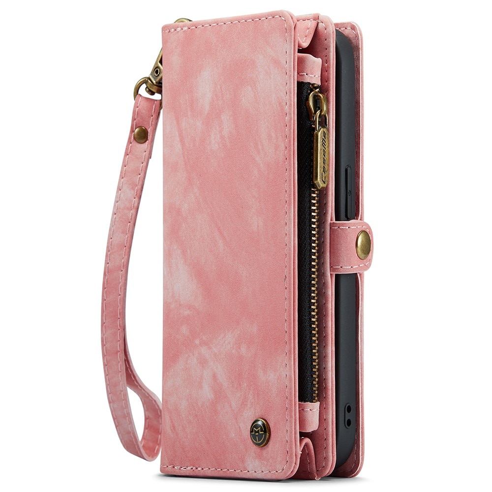 iPhone 15 Multi-slot Wallet Case Pink