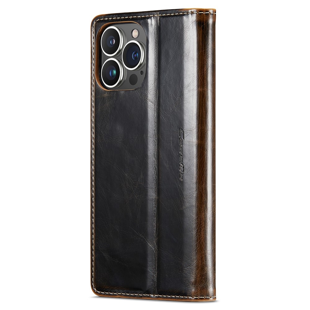 iPhone 15 Pro Leather Cover Brown