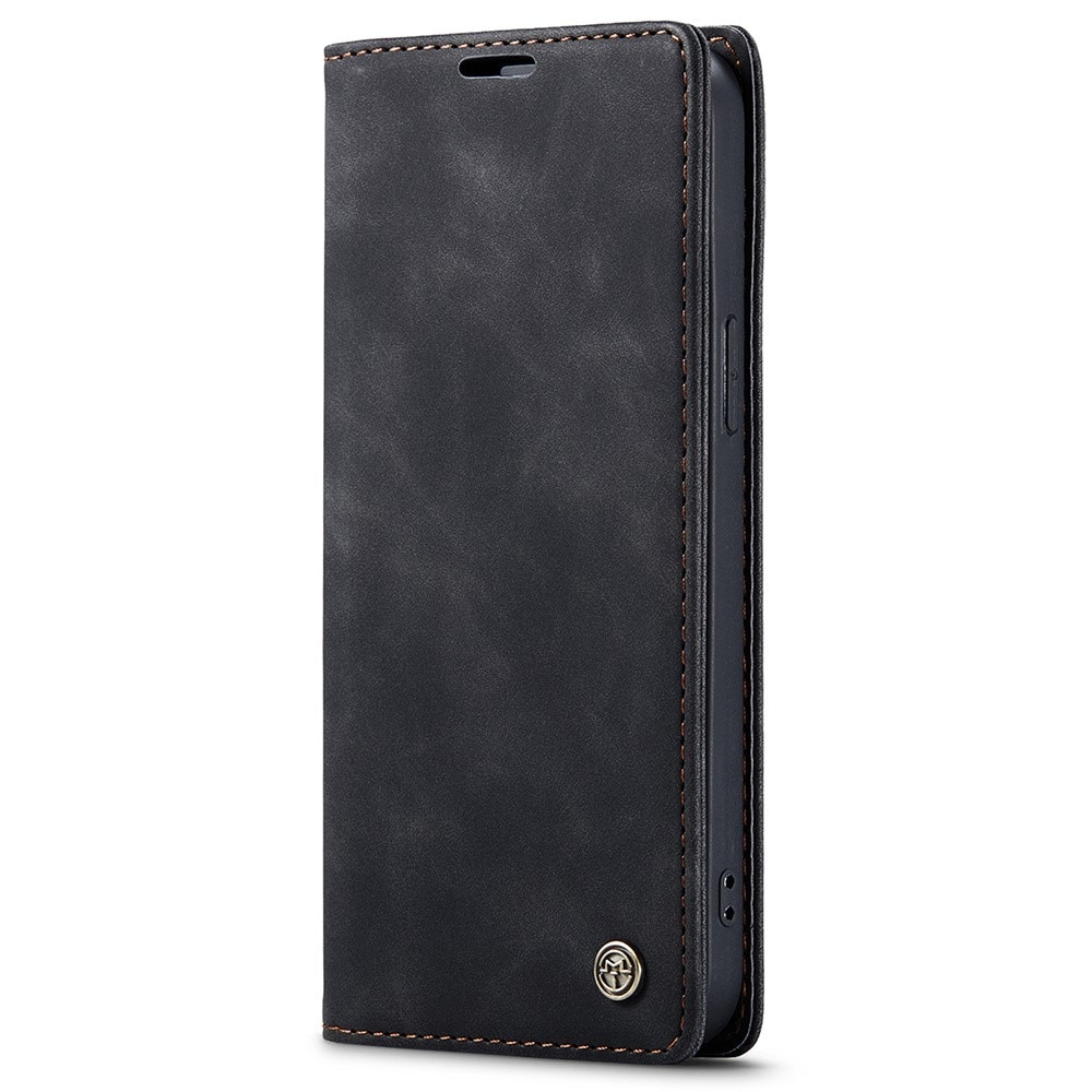 iPhone 15 Pro Slim Wallet Case Black