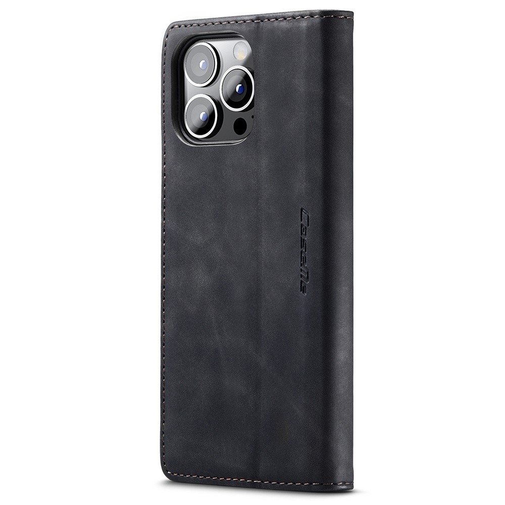 iPhone 15 Pro Slim Wallet Case Black