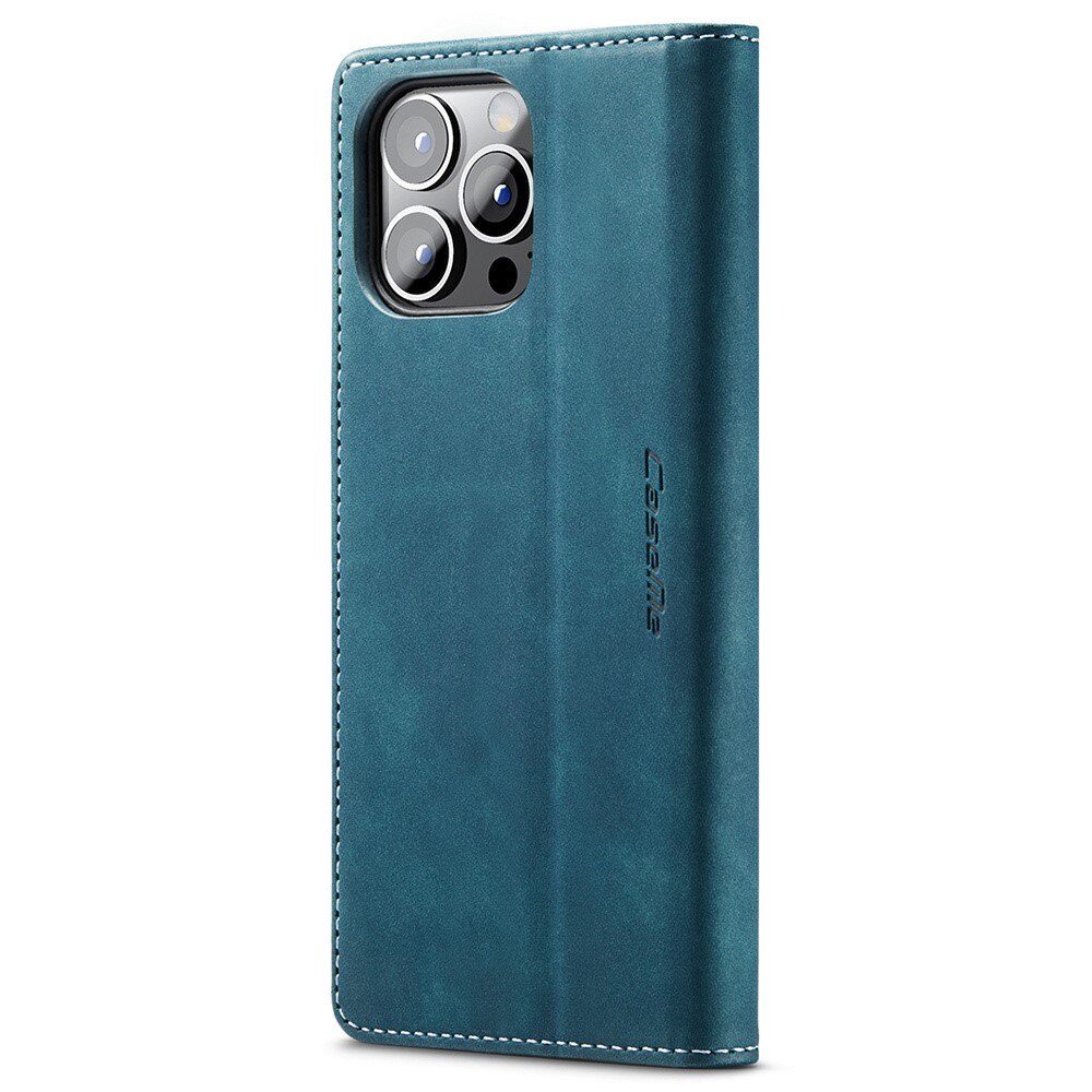 iPhone 15 Pro Max Slim Wallet Case Blue