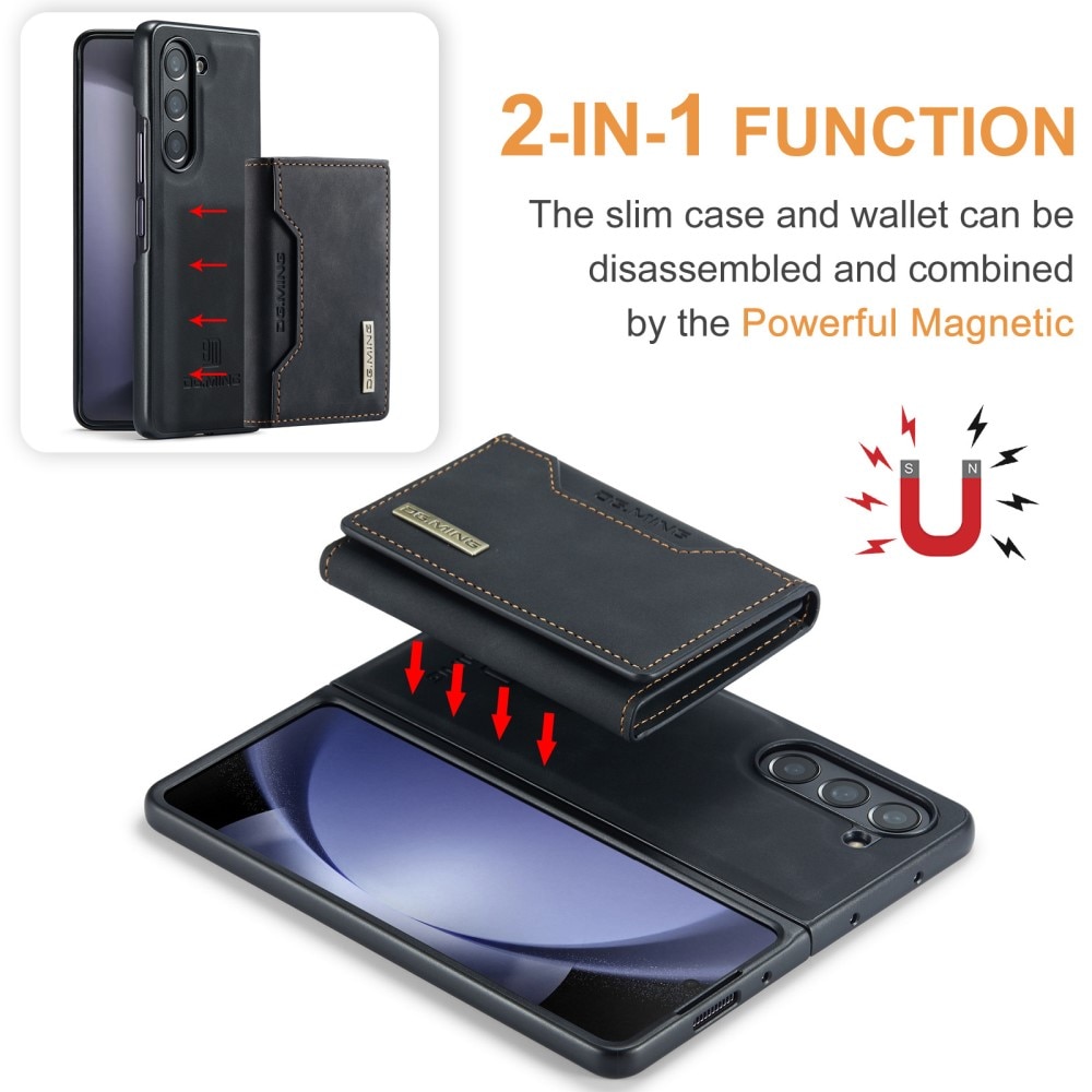 Samsung Galaxy Z Fold 5 Magnetic Card Slot Case Black