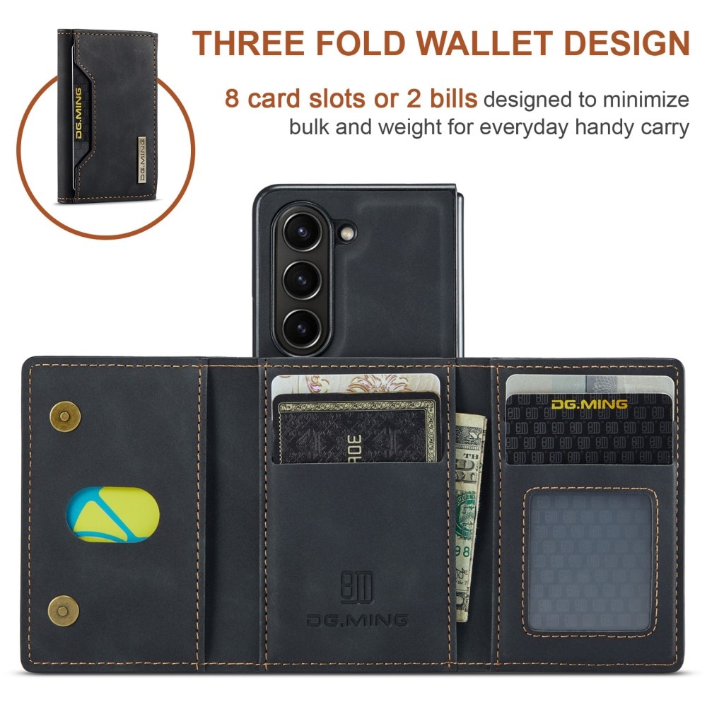Samsung Galaxy Z Fold 5 Magnetic Card Slot Case Black