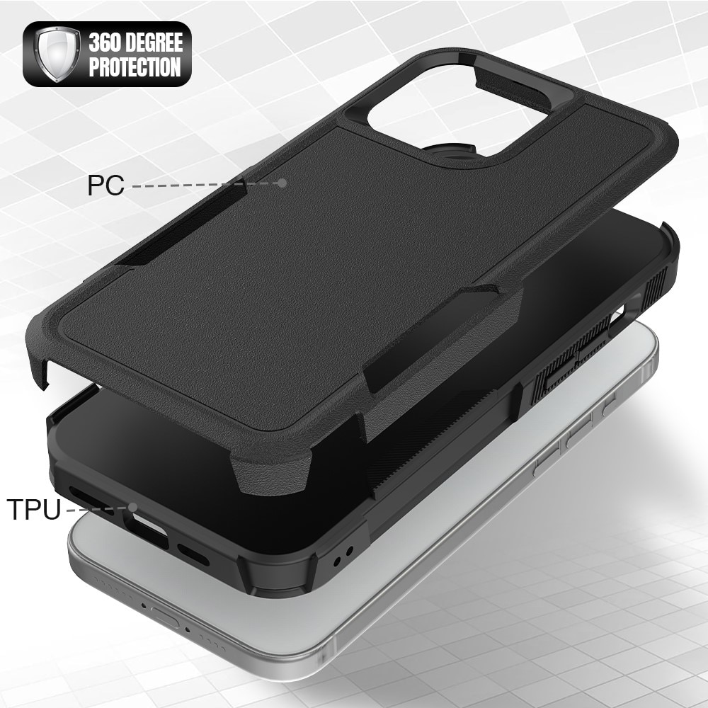 iPhone 15 Pro Max Off-road Hybrid Case Black