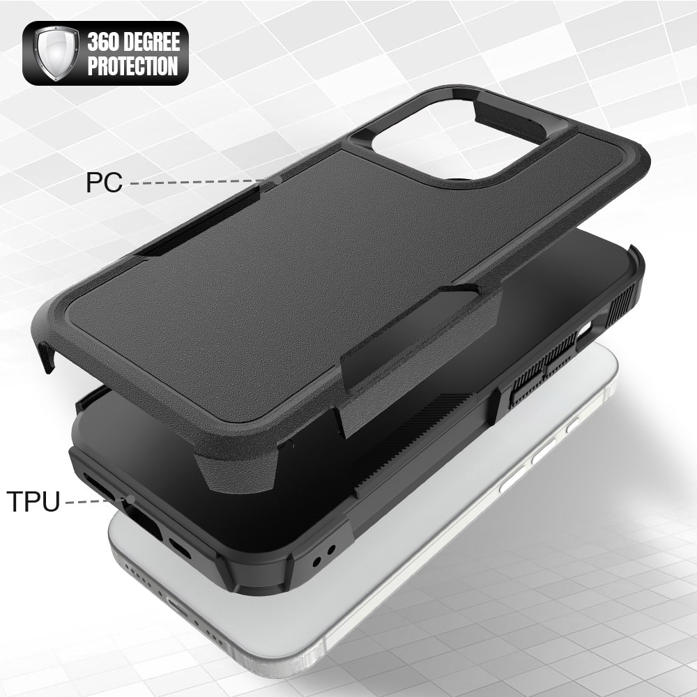 iPhone 15 Pro Off-road Hybrid Case Black