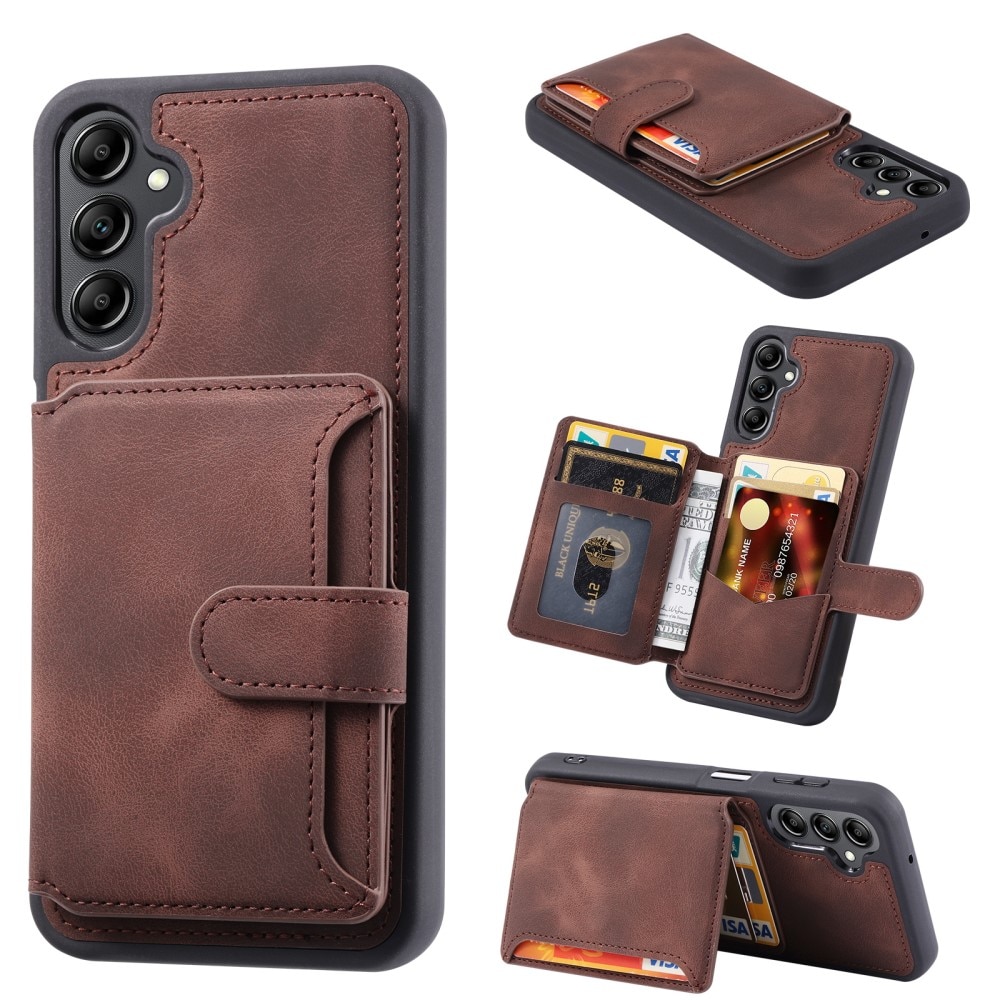 Samsung Galaxy S23 FE RFID blocking Multi-slot Cover Brown