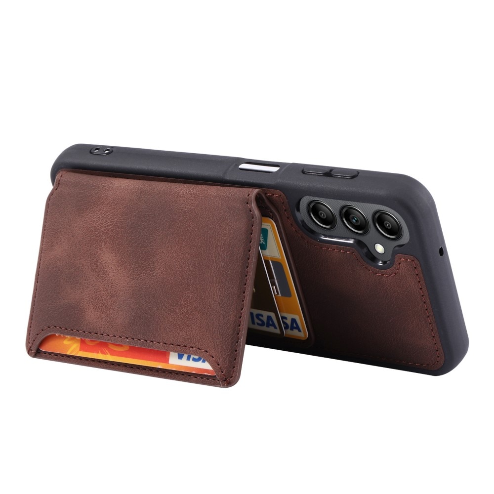 Samsung Galaxy S23 FE RFID blocking Multi-slot Cover Brown