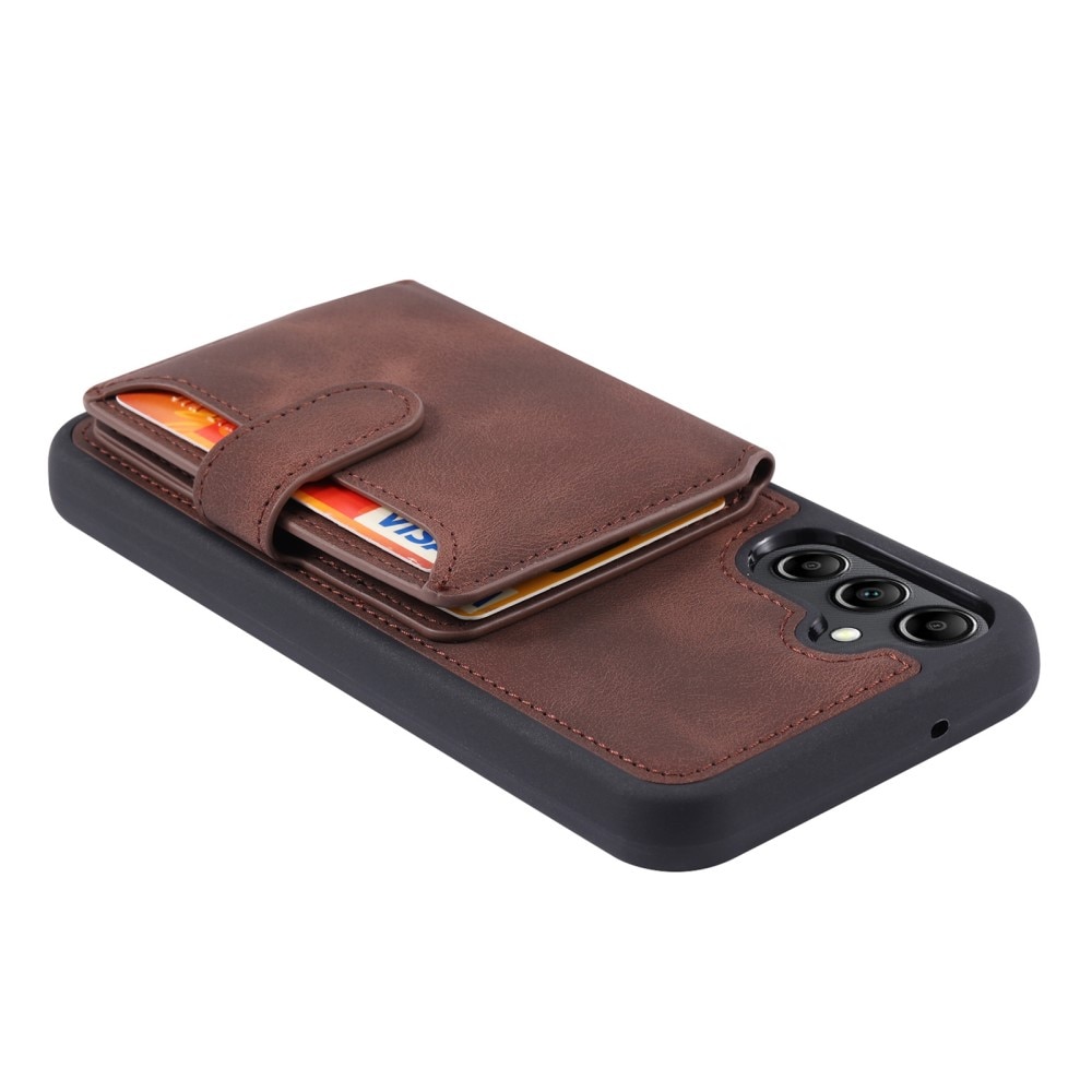 Samsung Galaxy S23 FE RFID blocking Multi-slot Cover Brown