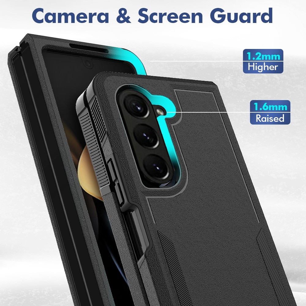 Samsung Galaxy Z Fold 5 Off-road Hybrid Case Black