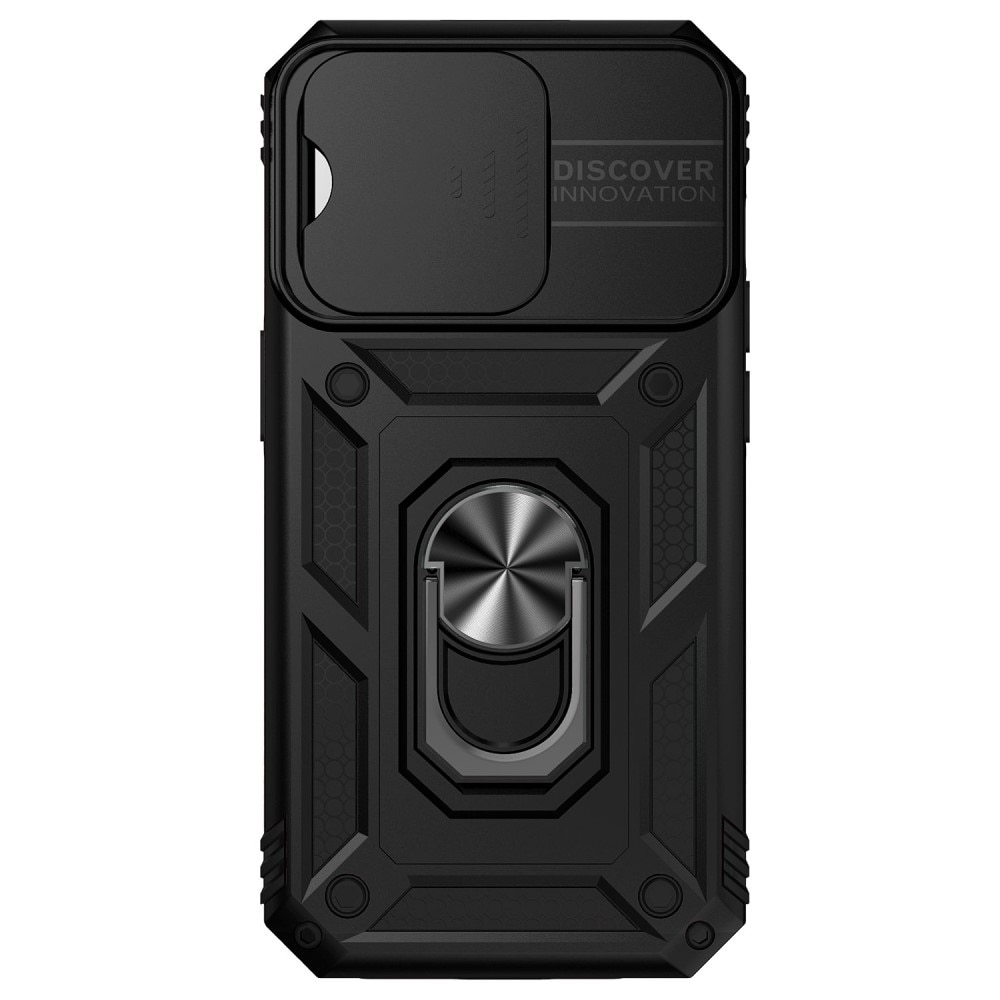 iPhone 15 Pro Max Hybrid Case Tech Ring w. Camera Protector black