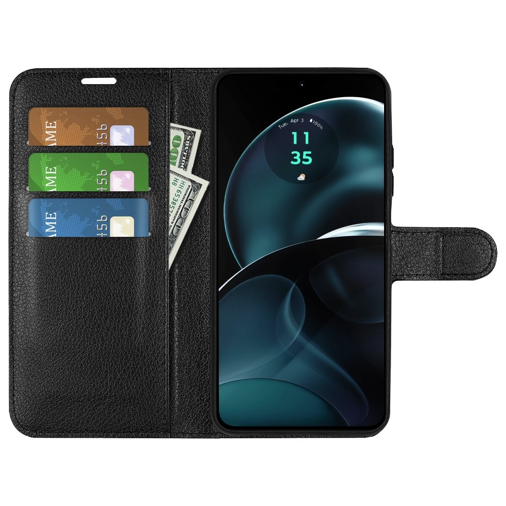 Motorola Moto G14 Wallet Book Cover Black