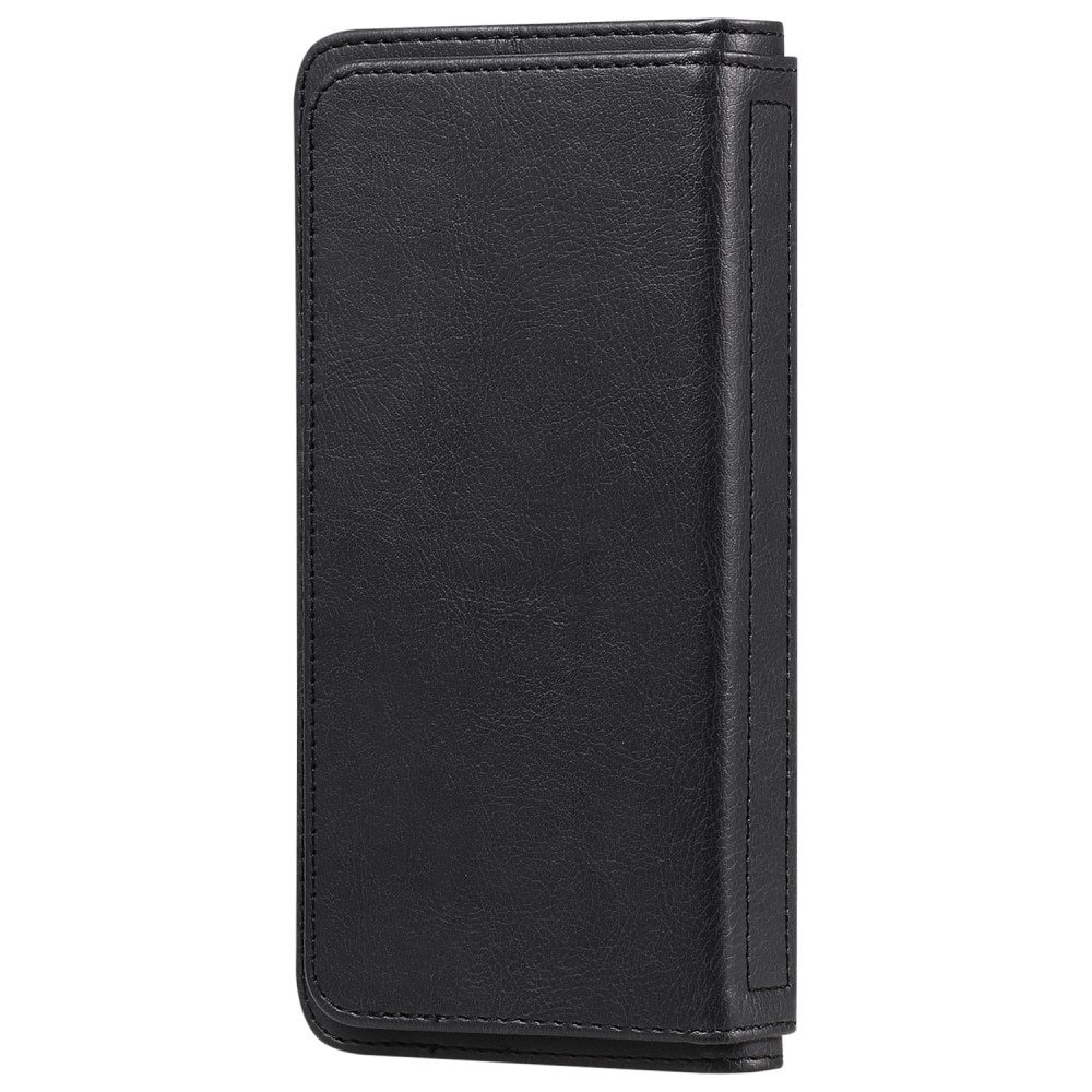 iPhone 15 Pro Max Wallet Cover Multi-slot Black