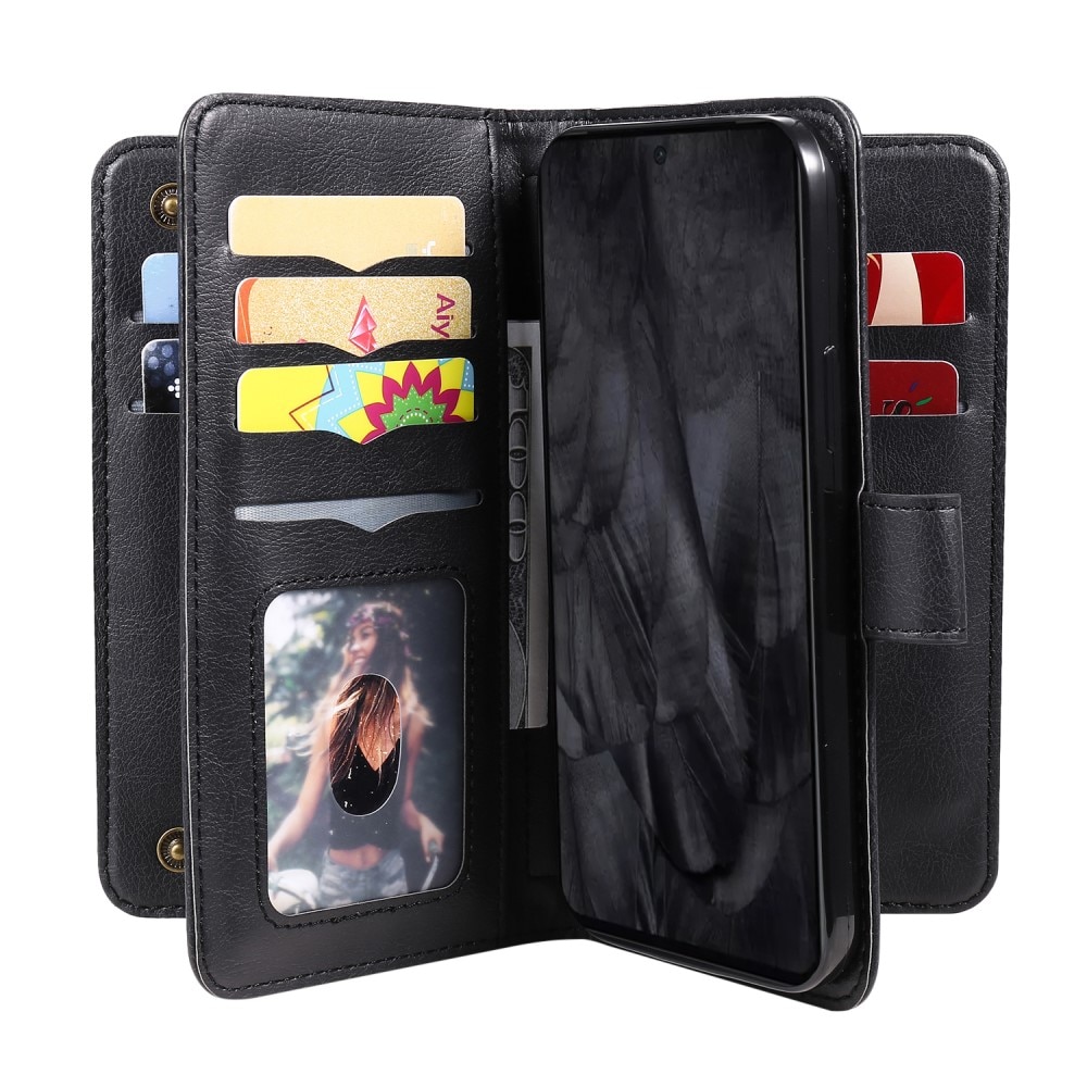 Google Pixel 8 Pro Wallet Cover Multi-slot Black