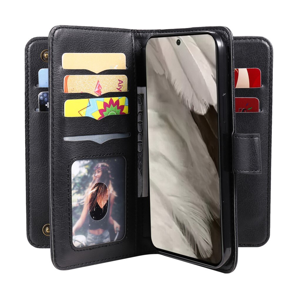 Google Pixel 8 Wallet Cover Multi-slot Black