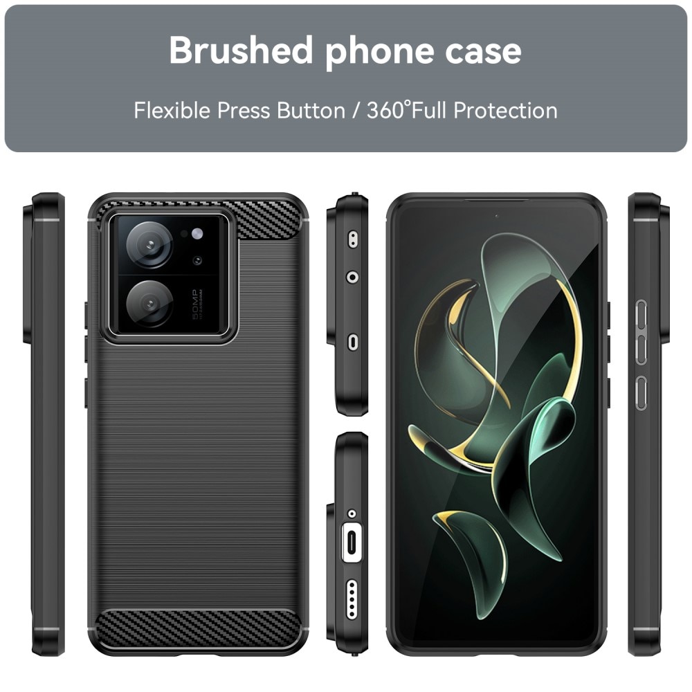 Xiaomi 13T Brushed TPU Case Black